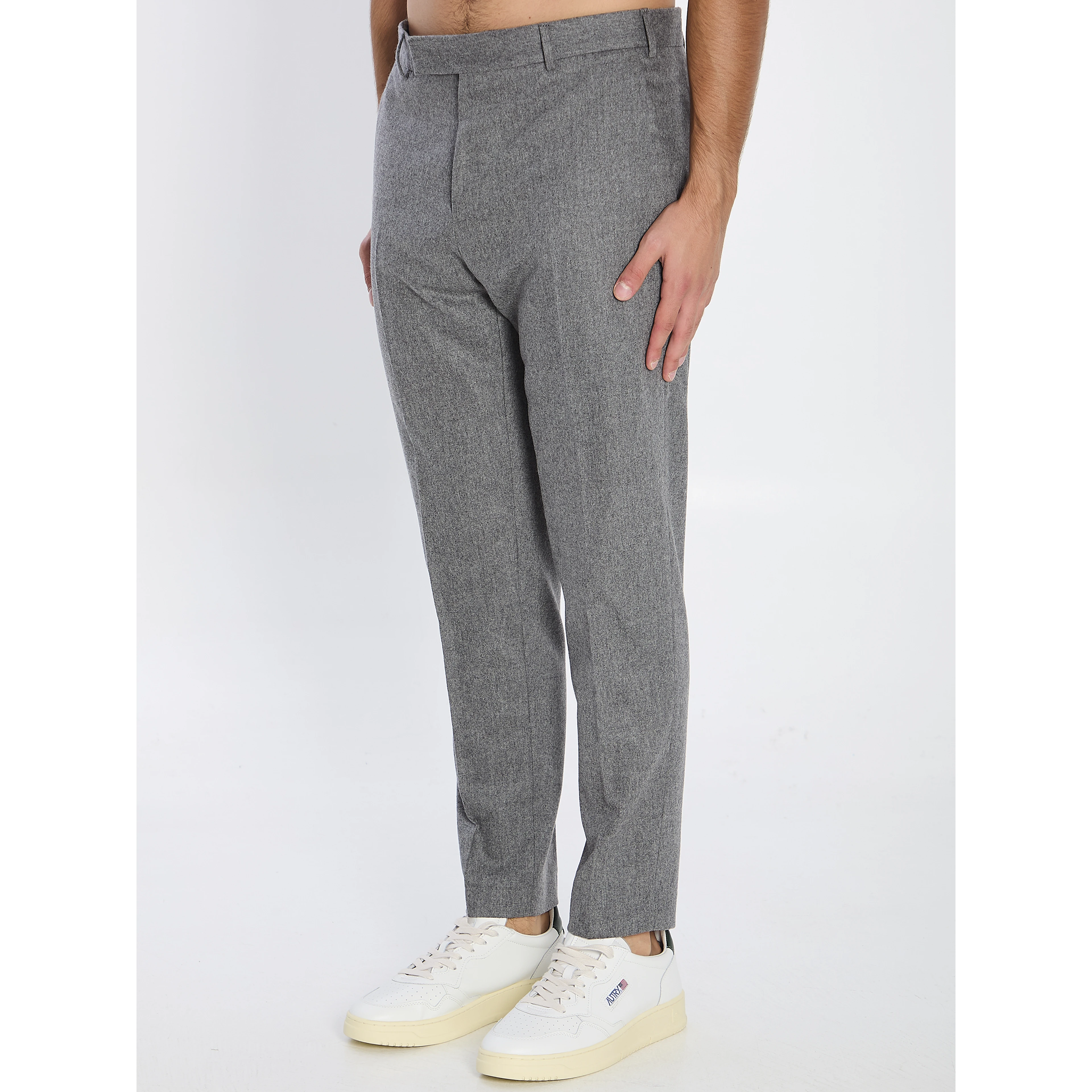 Flannel trousers