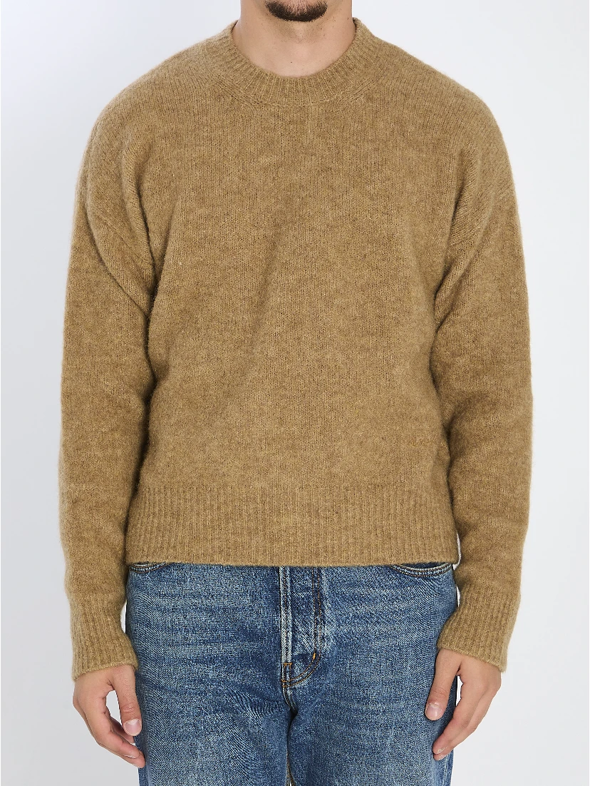 Sweater in alpaca and wool