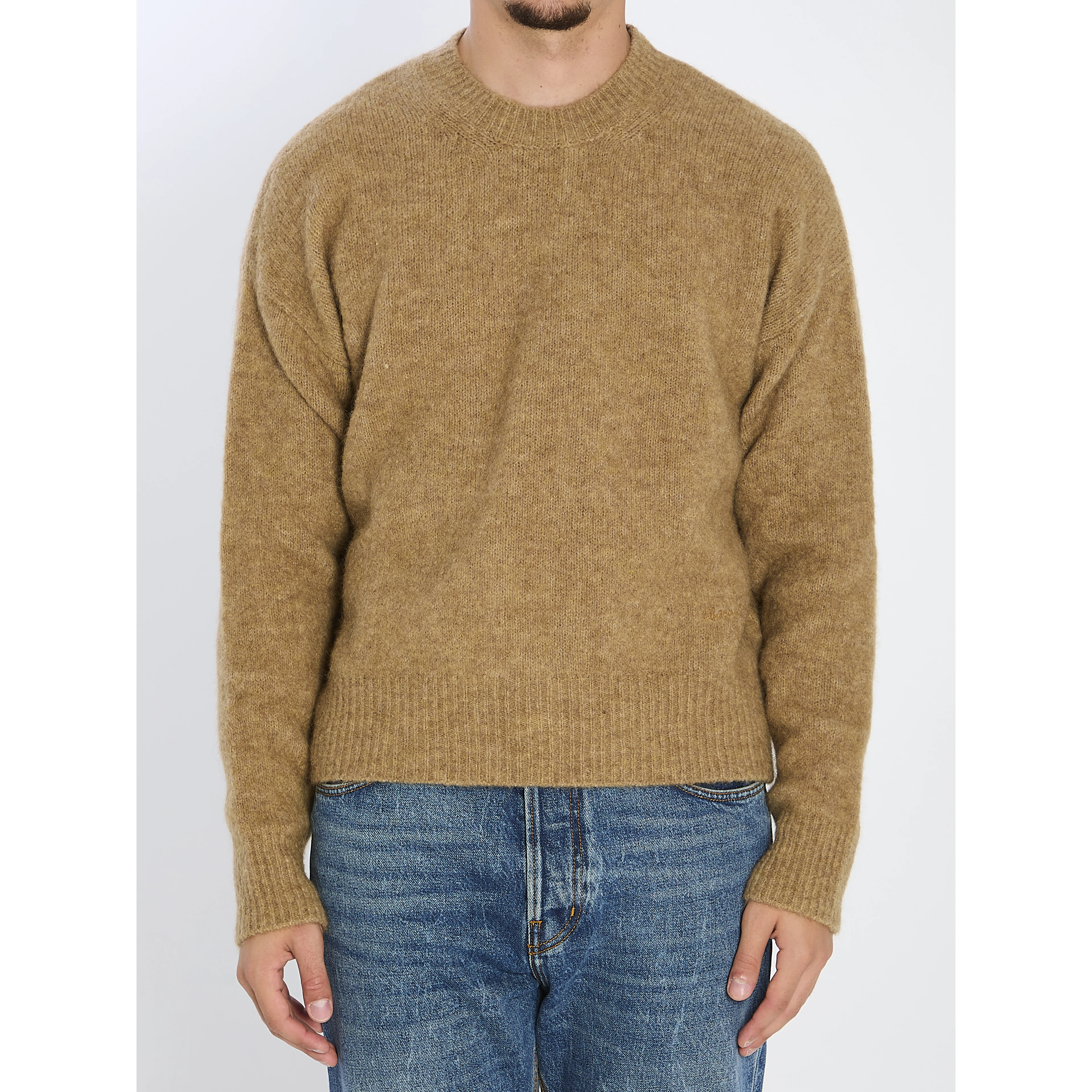 Sweater in alpaca and wool
