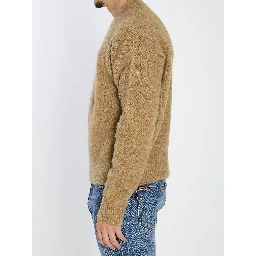 Sweater in alpaca and wool
