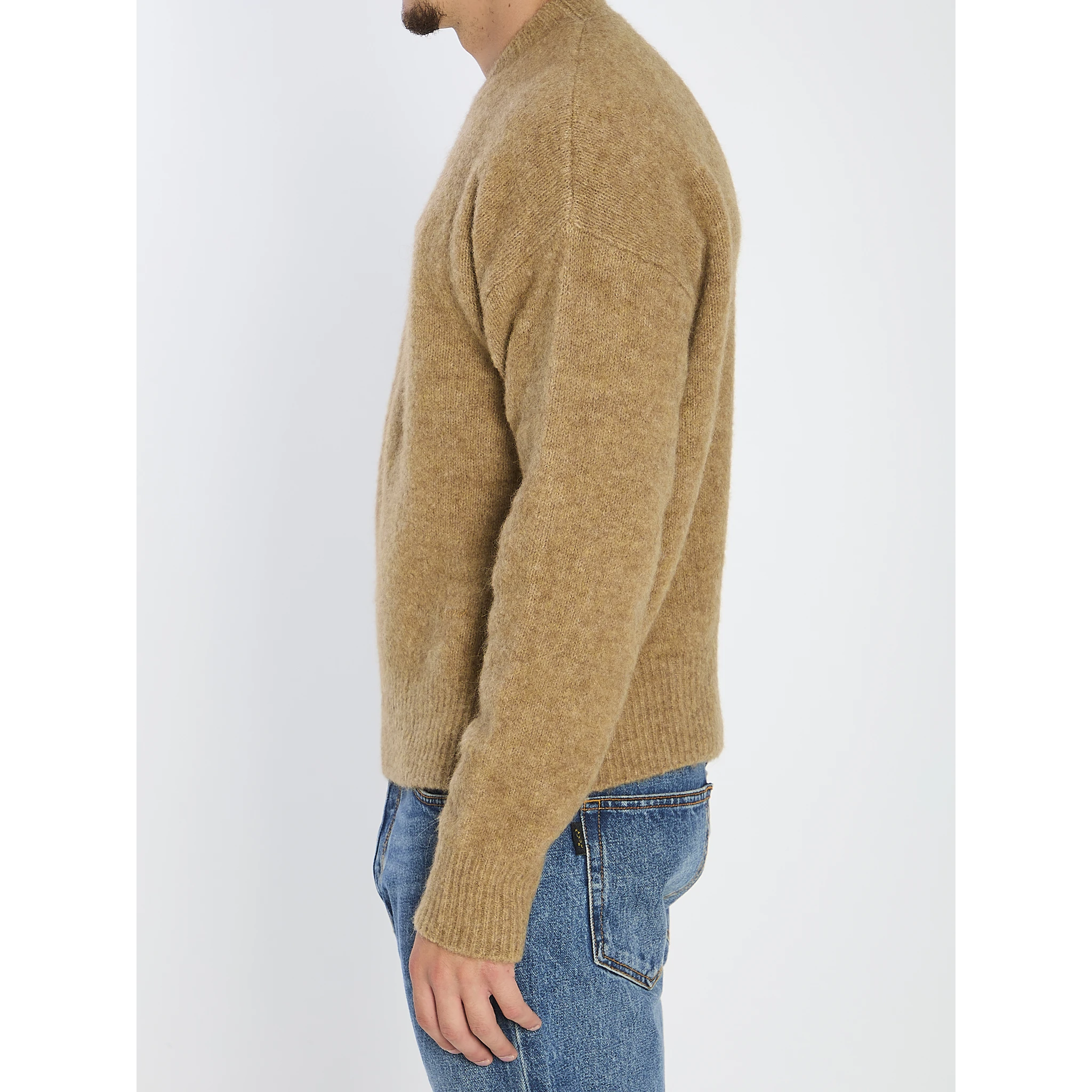 Sweater in alpaca and wool