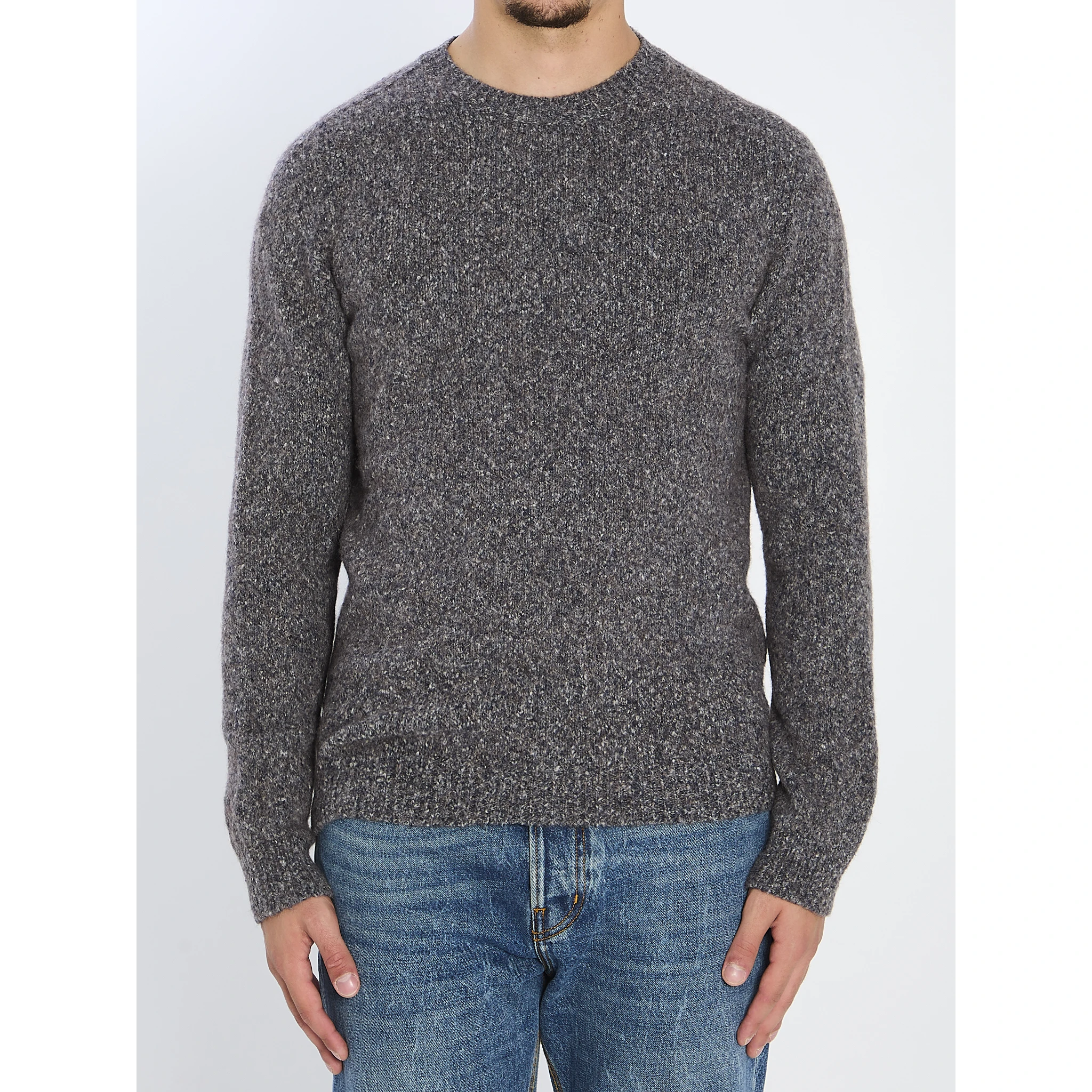 Knitted craw neck pullover