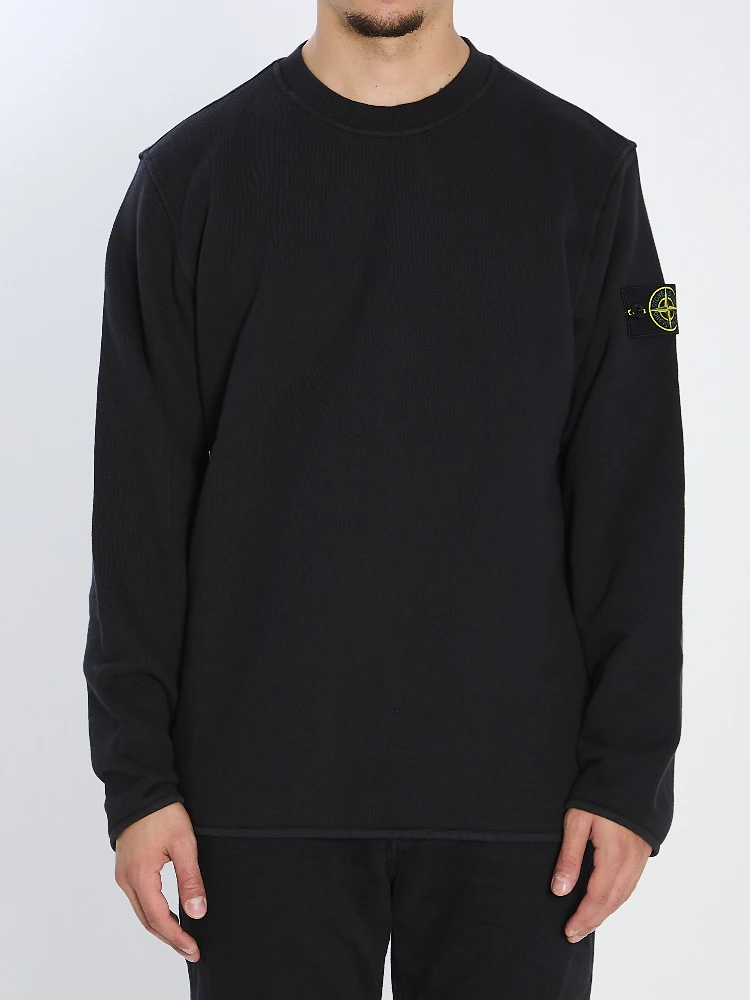 Heavy cotton crewneck sweatshirt
