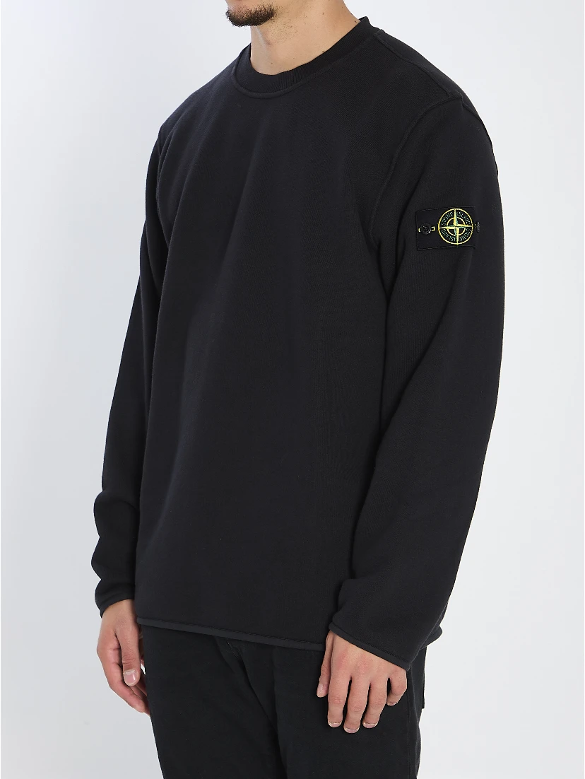 Heavy cotton crewneck sweatshirt