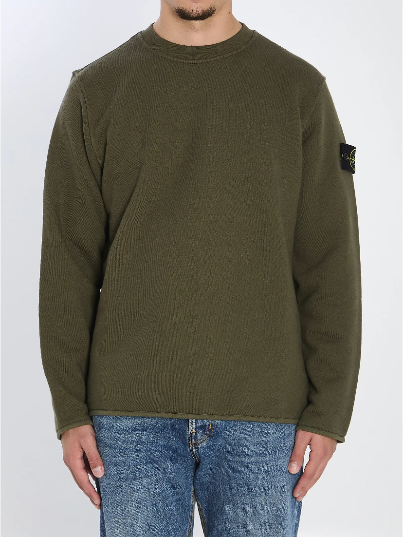 Heavy cotton crewneck sweatshirt