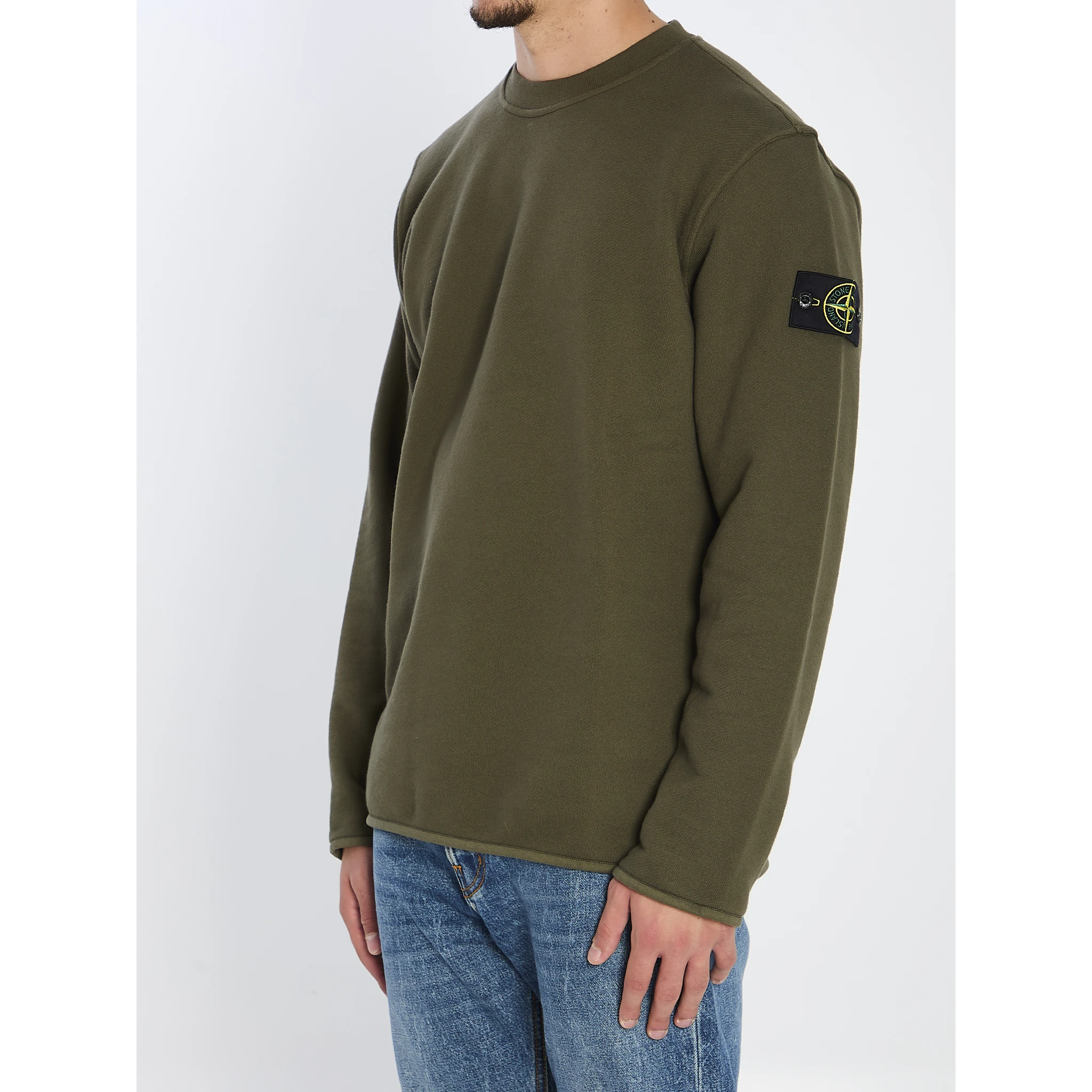 Heavy cotton crewneck sweatshirt