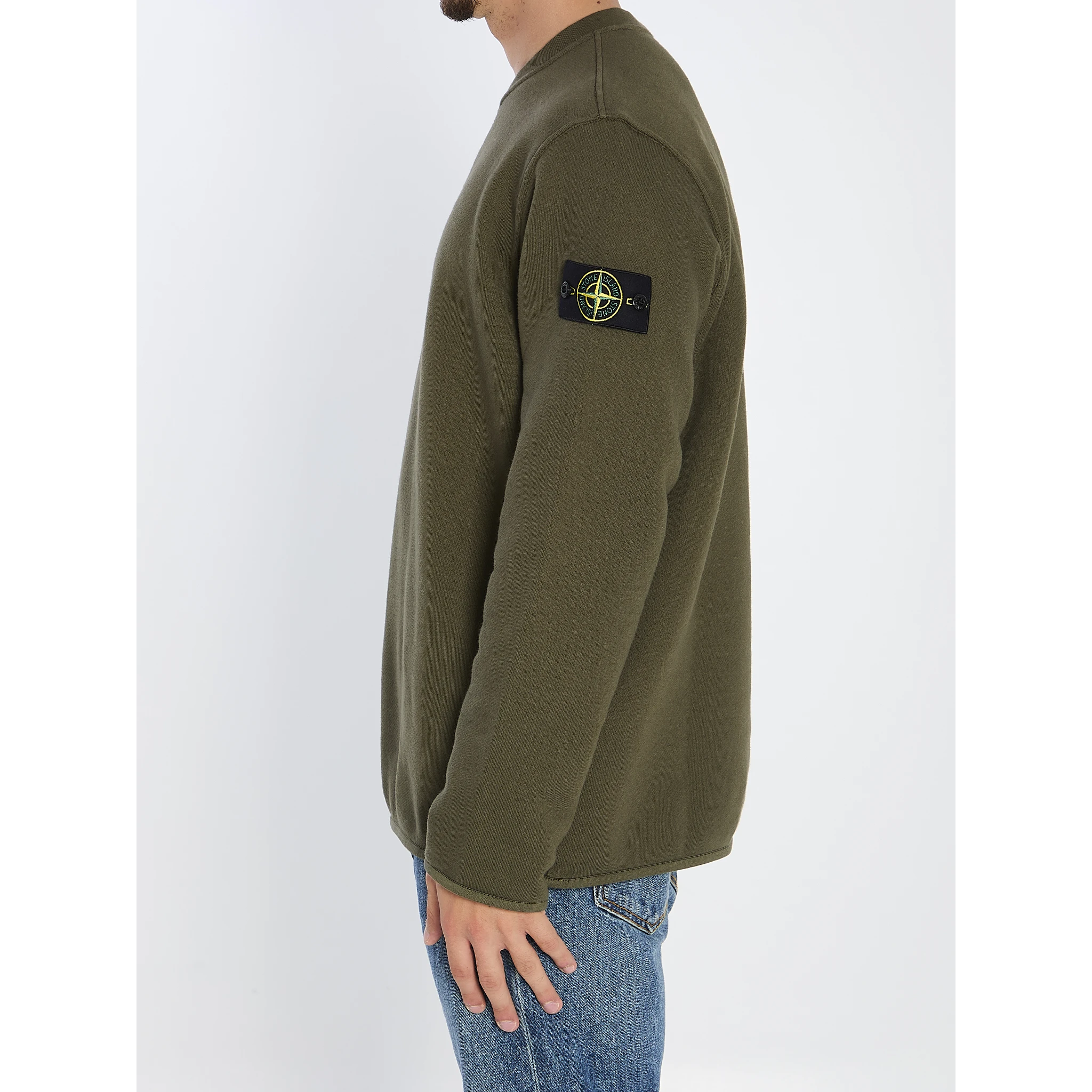 Heavy cotton crewneck sweatshirt