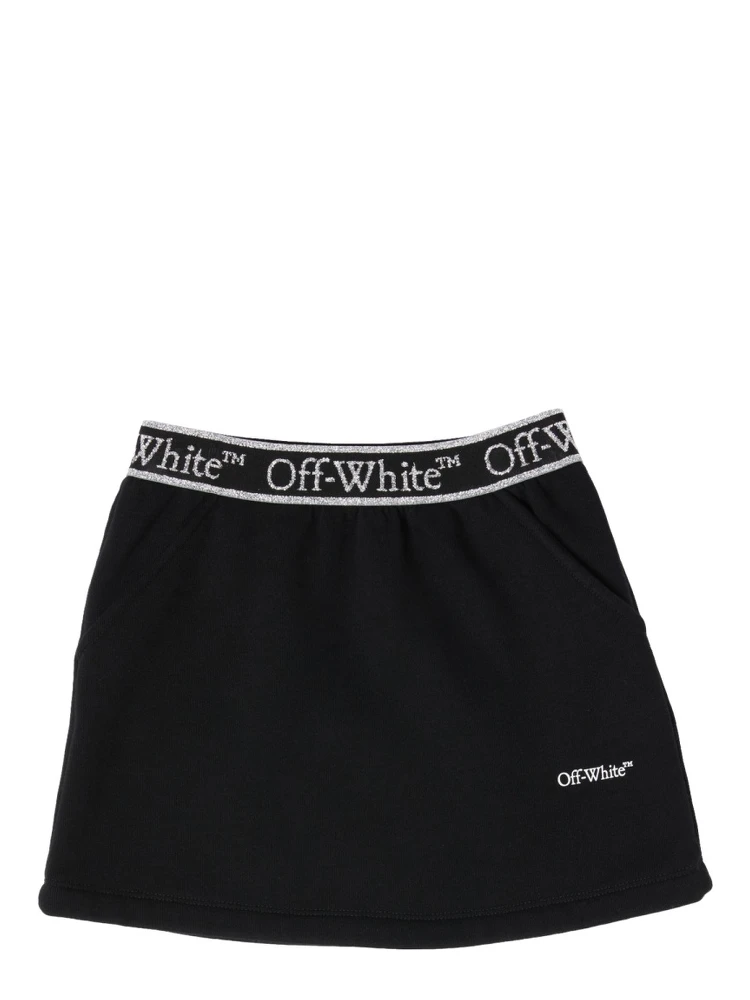 "BOOKISH" LOGO SKIRT