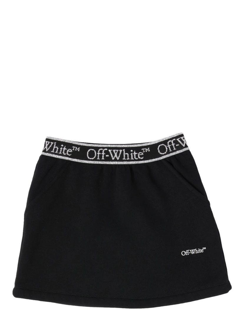 "BOOKISH" LOGO SKIRT