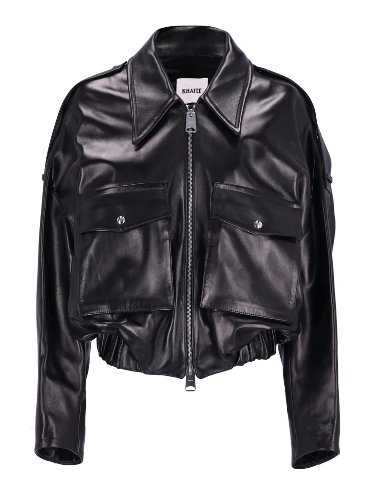 LEATHER JACKET "OWEY"