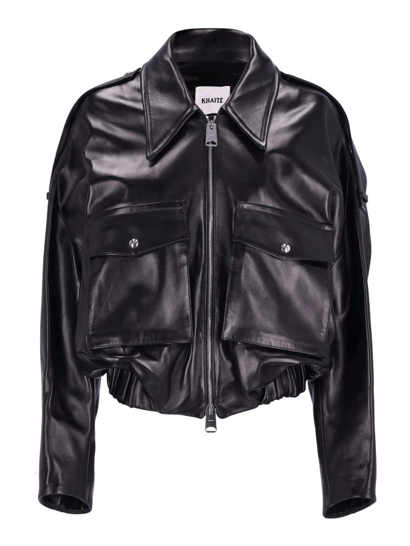 LEATHER JACKET "OWEY"