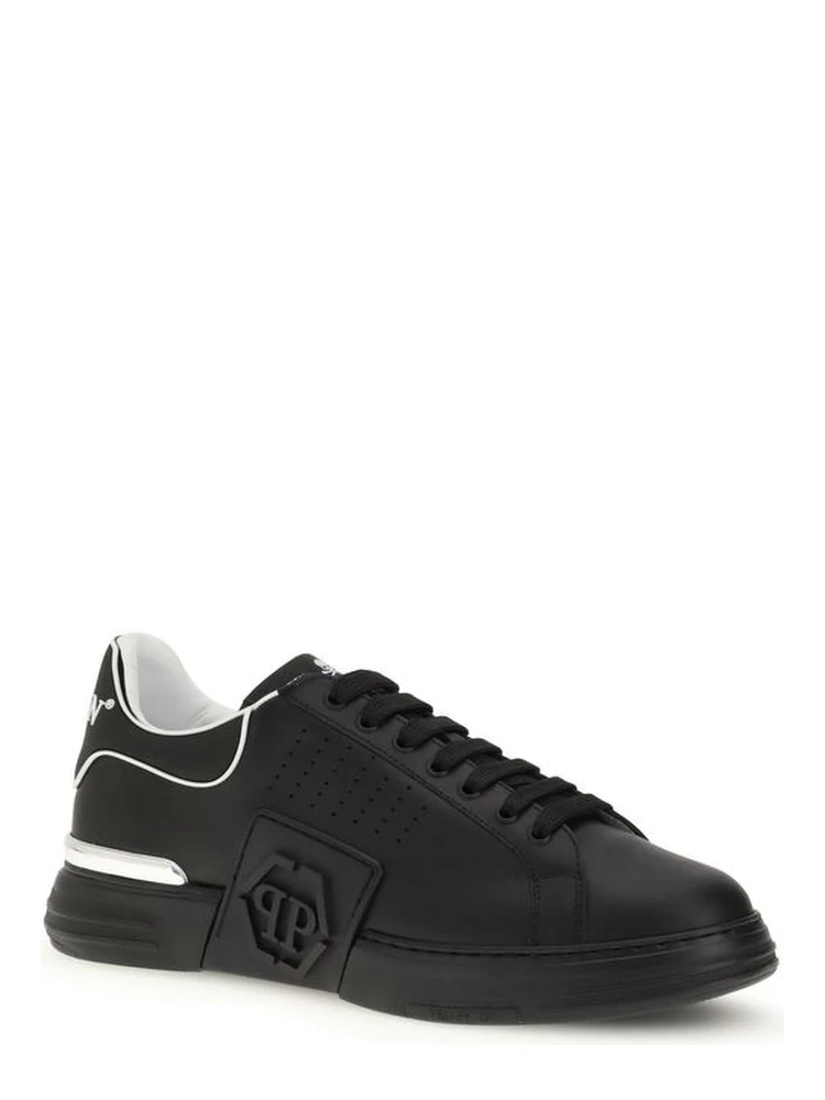 Black Calf Leather Bos Taurus Athletic Sneakers alternative