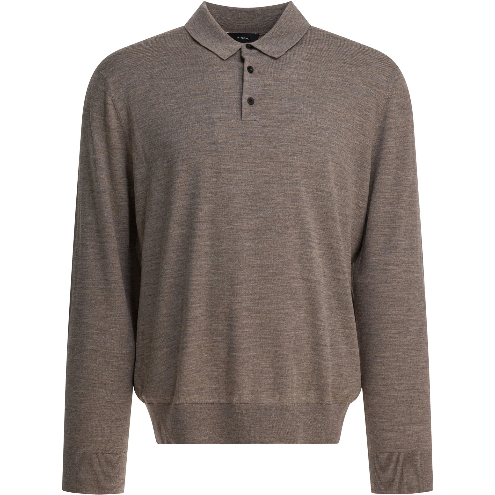 Wool and cashmere polo shirt