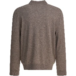 Wool and cashmere polo shirt