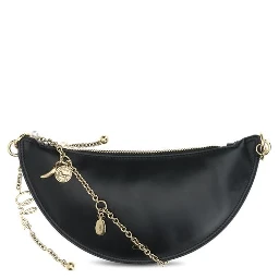 حقيبة كتف من جلد الخروف الأسود (Ovis Aries Aries)