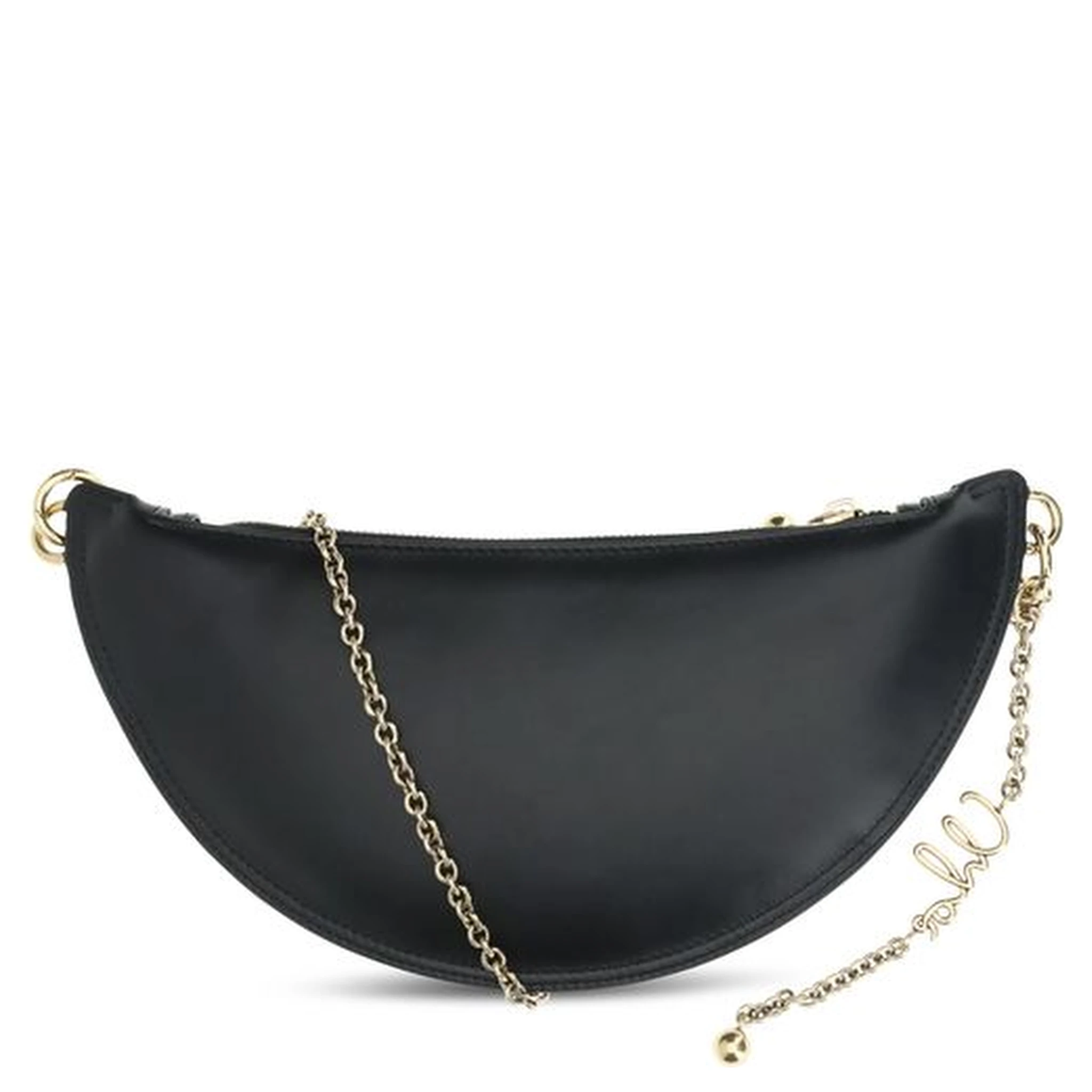 حقيبة كتف من جلد الخروف الأسود (Ovis Aries Aries)