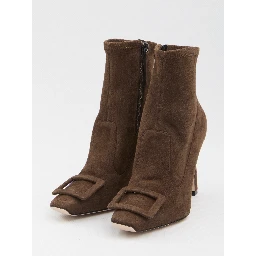Trompette ankle boots in suede