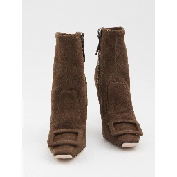 Trompette ankle boots in suede