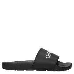 Black Cotton Slippers