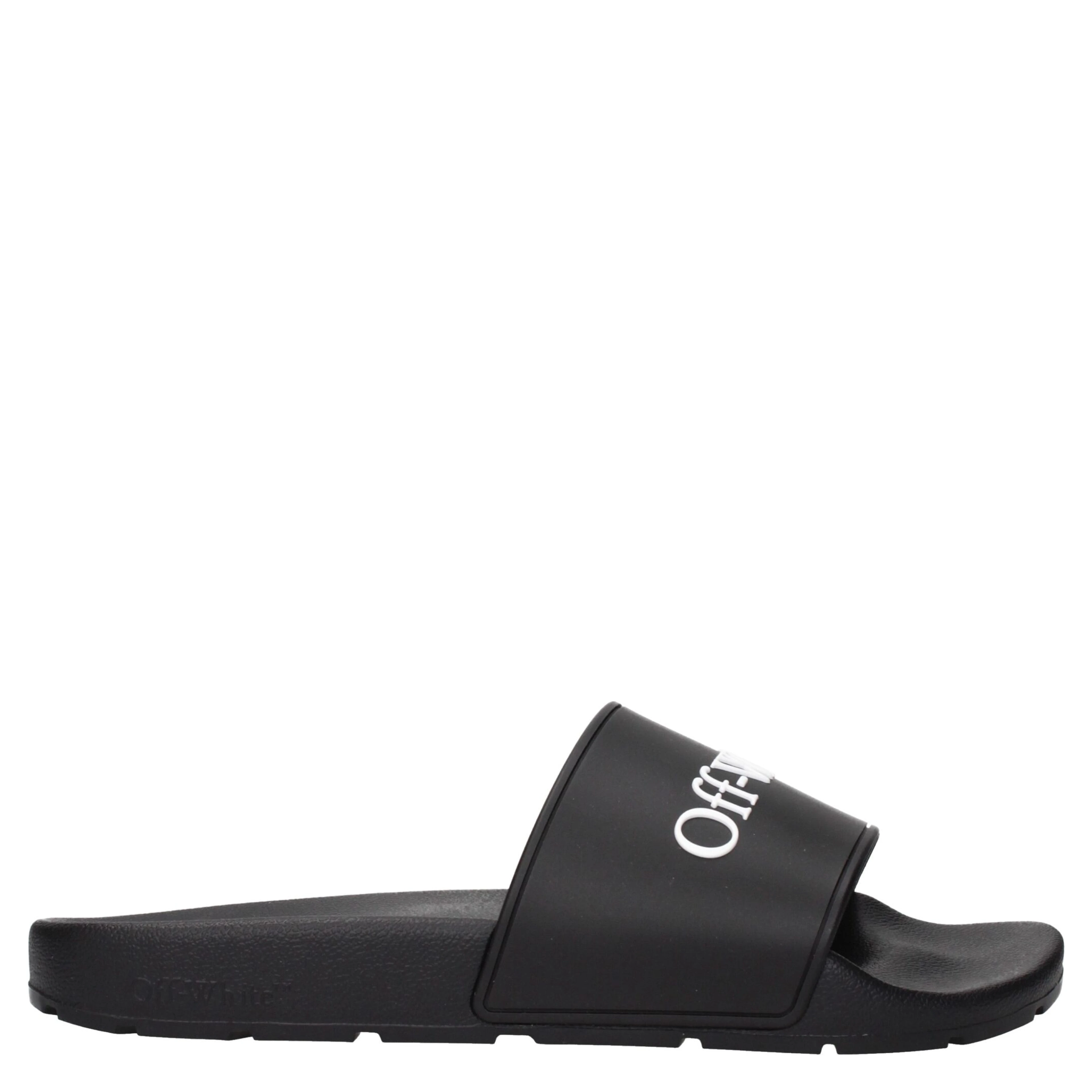 Black Cotton Slippers