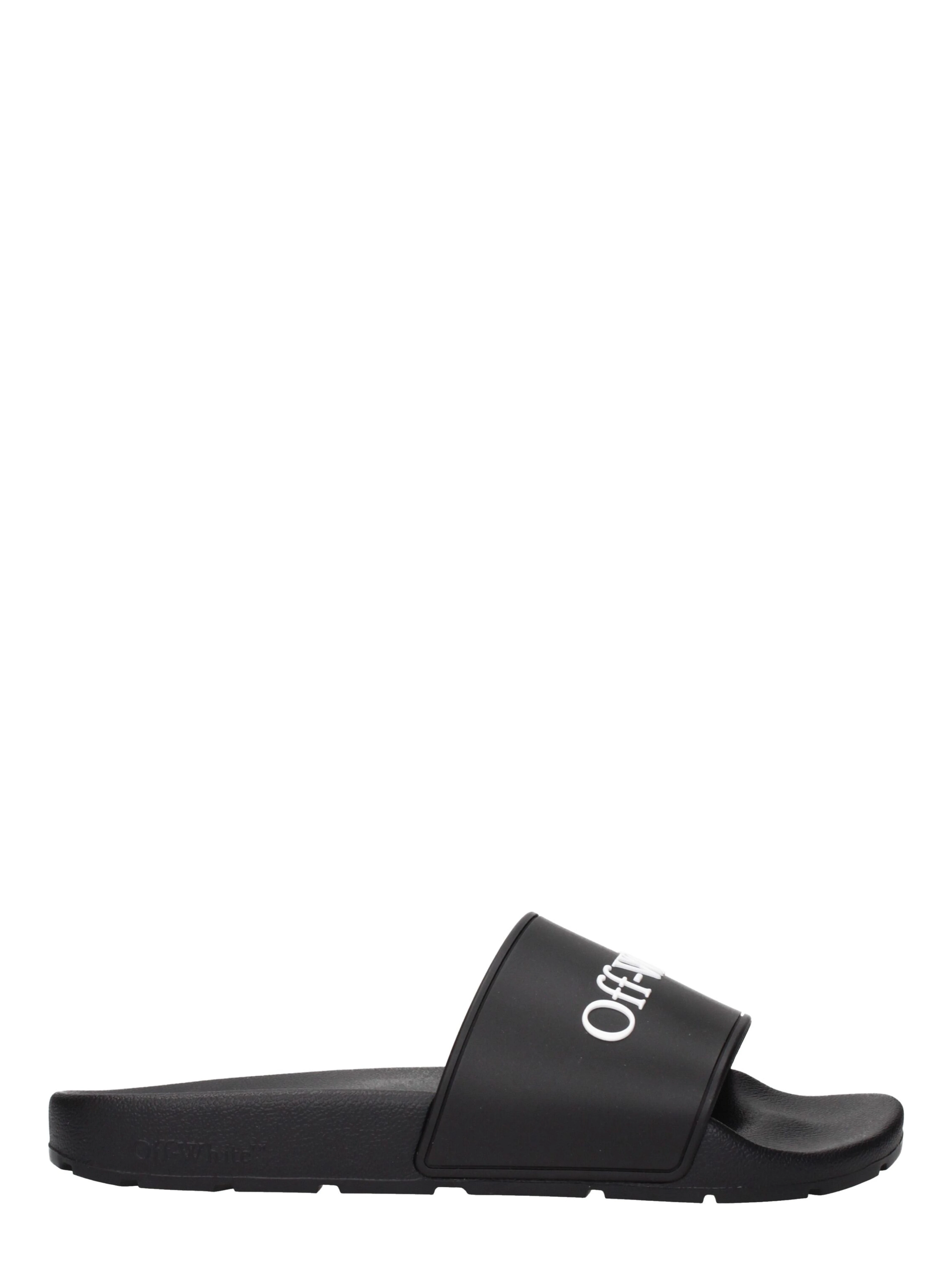 Black Cotton Slippers