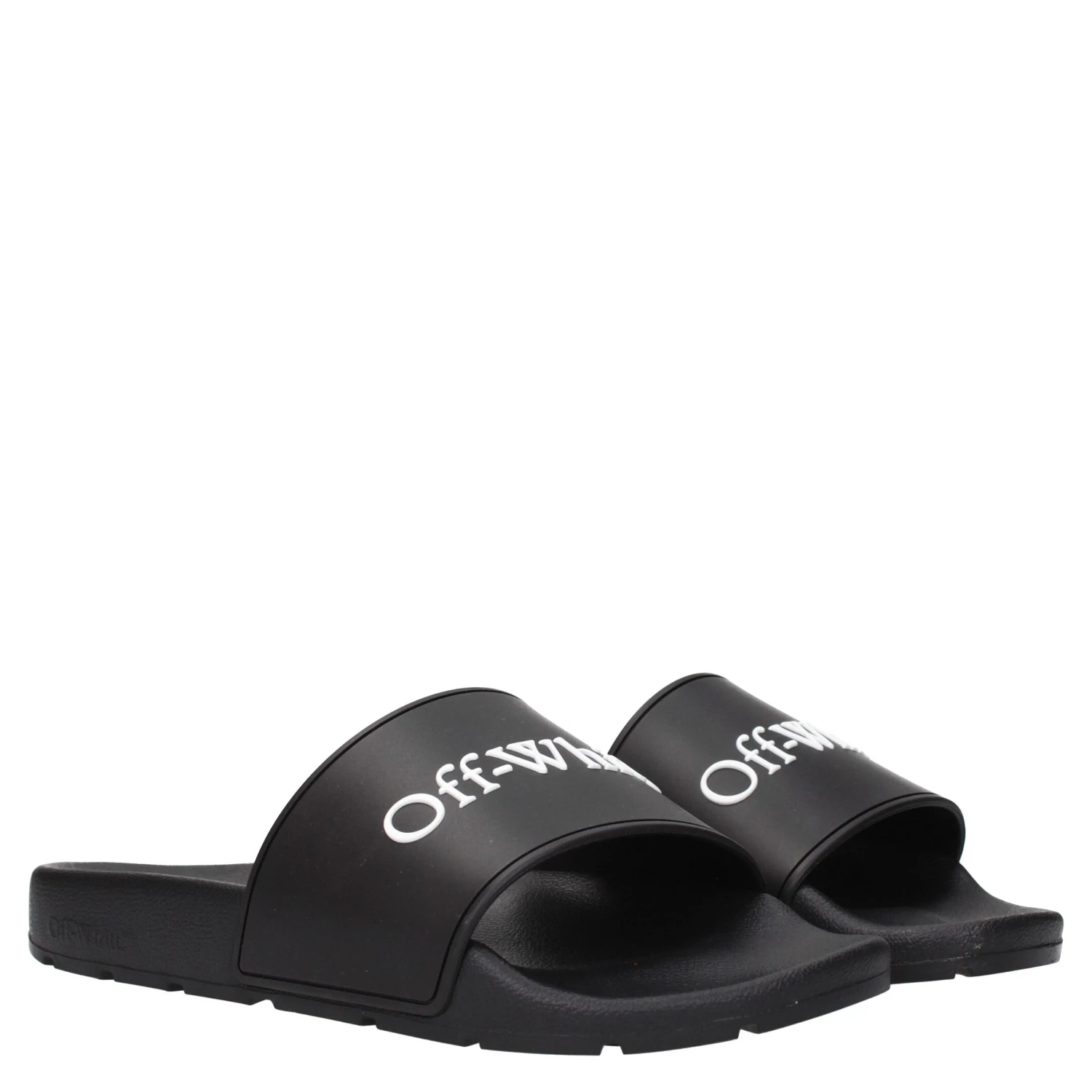 Black Cotton Slippers
