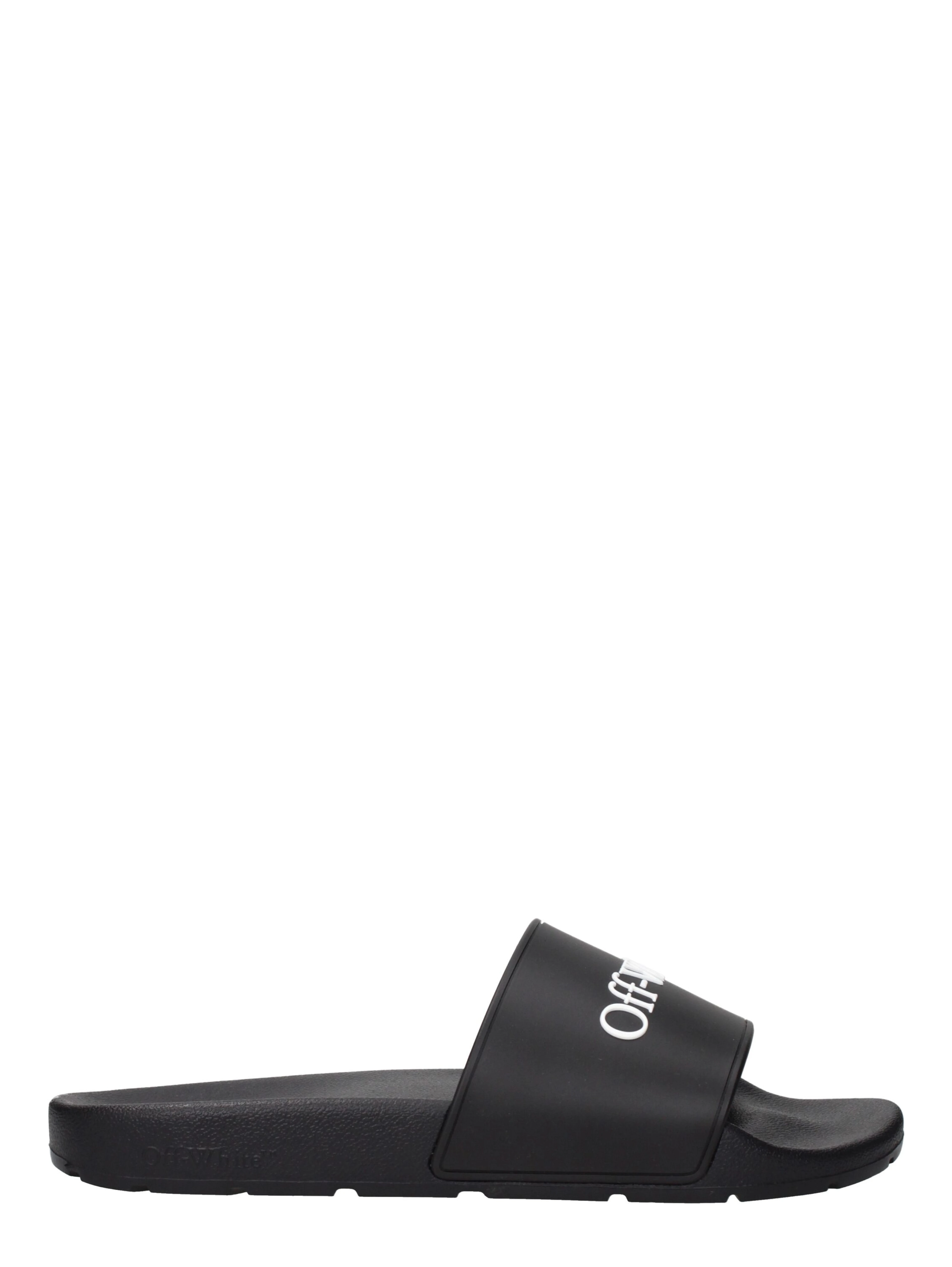 Black Cotton Slippers