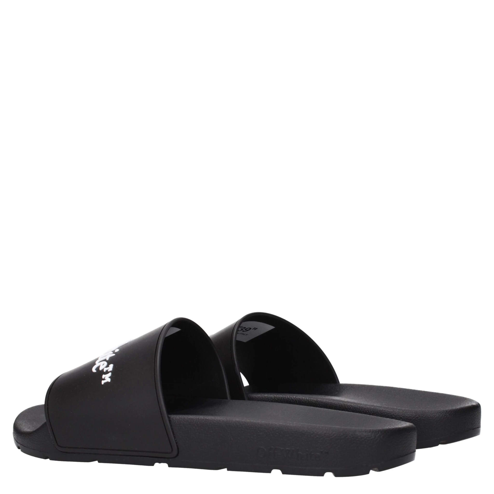 Black Cotton Slippers