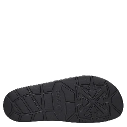 Black Cotton Slippers