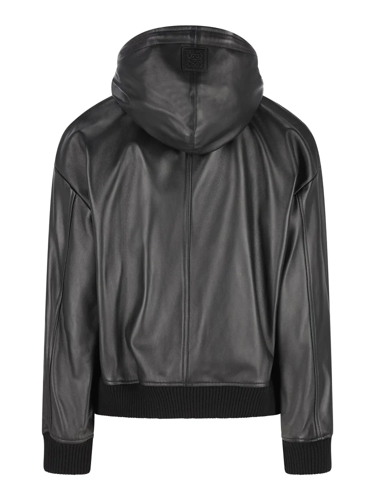 Leather hood jacket alternative