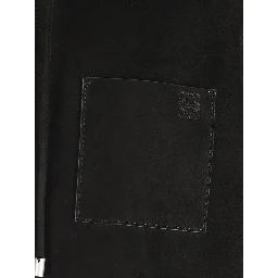 Hoodie jacket in shearling