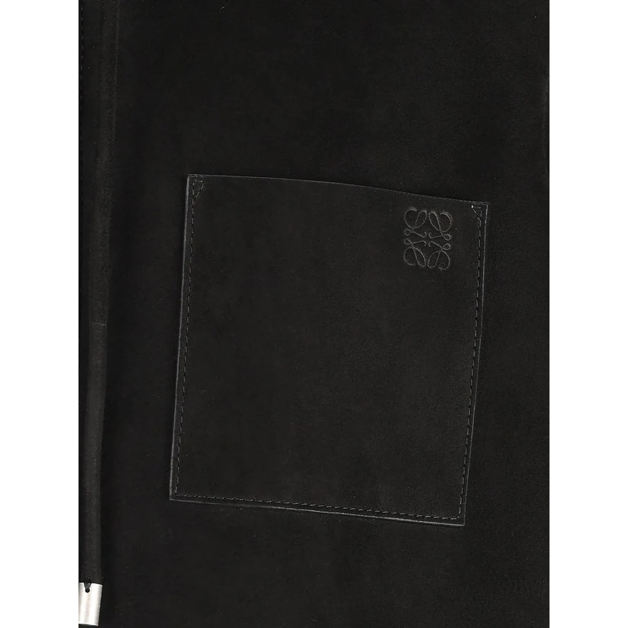 Hoodie jacket in shearling