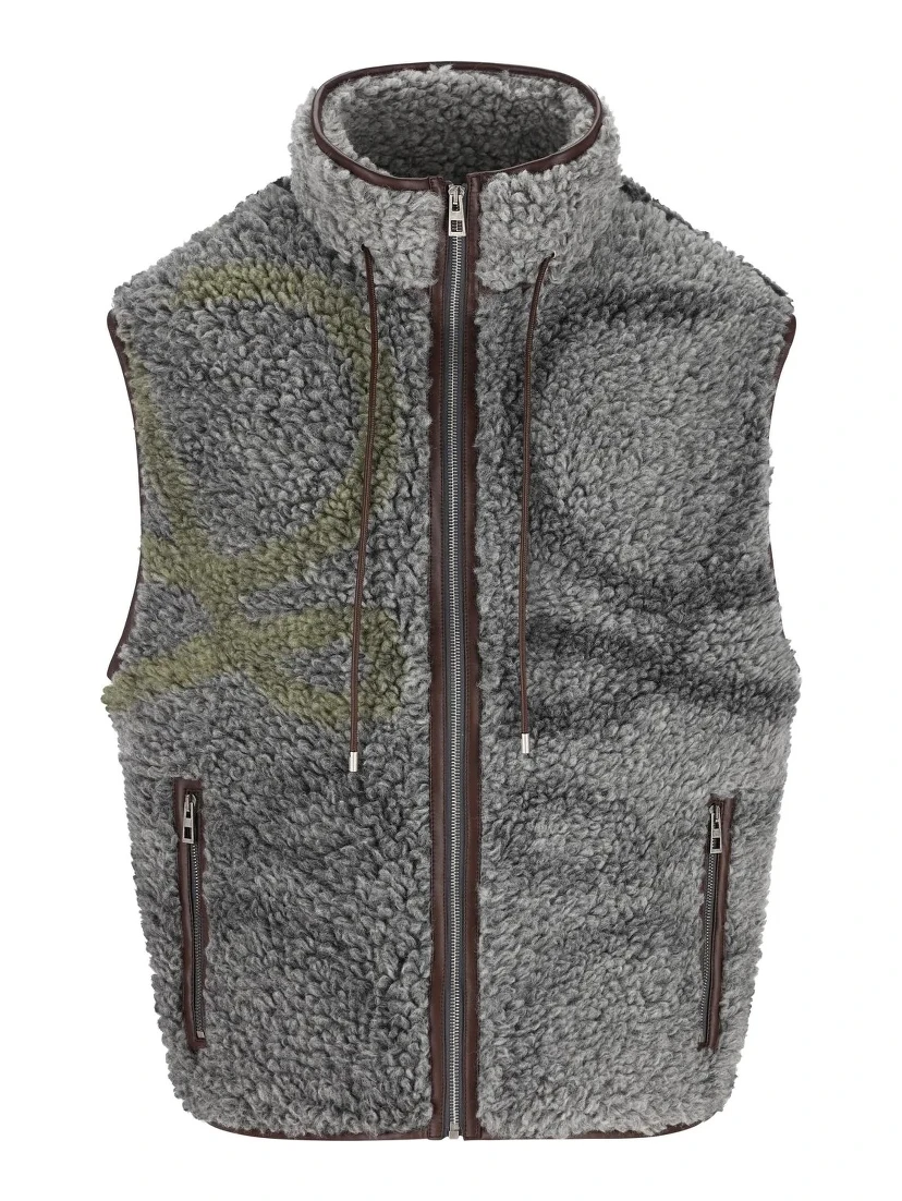 Blend wool vest