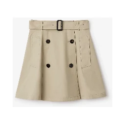 Flared skirt in cotton