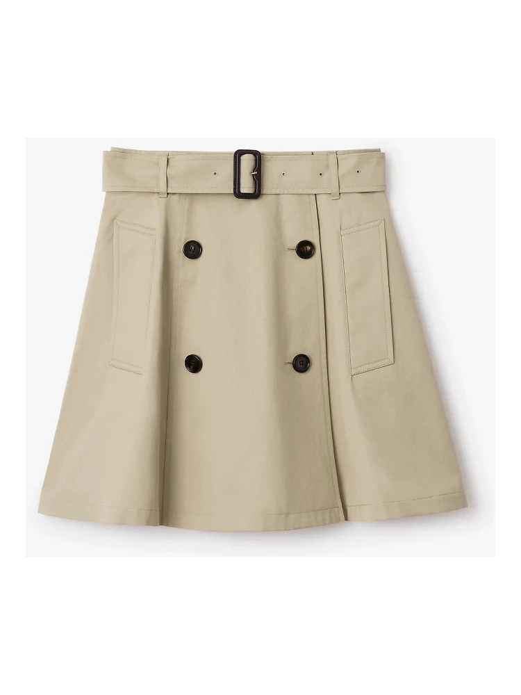 Flared skirt in cotton