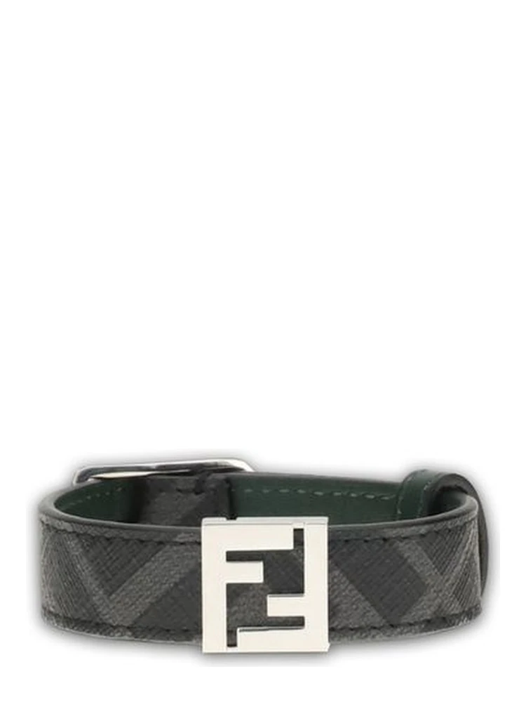 Black Calf Leather Bos Taurus Bracelet