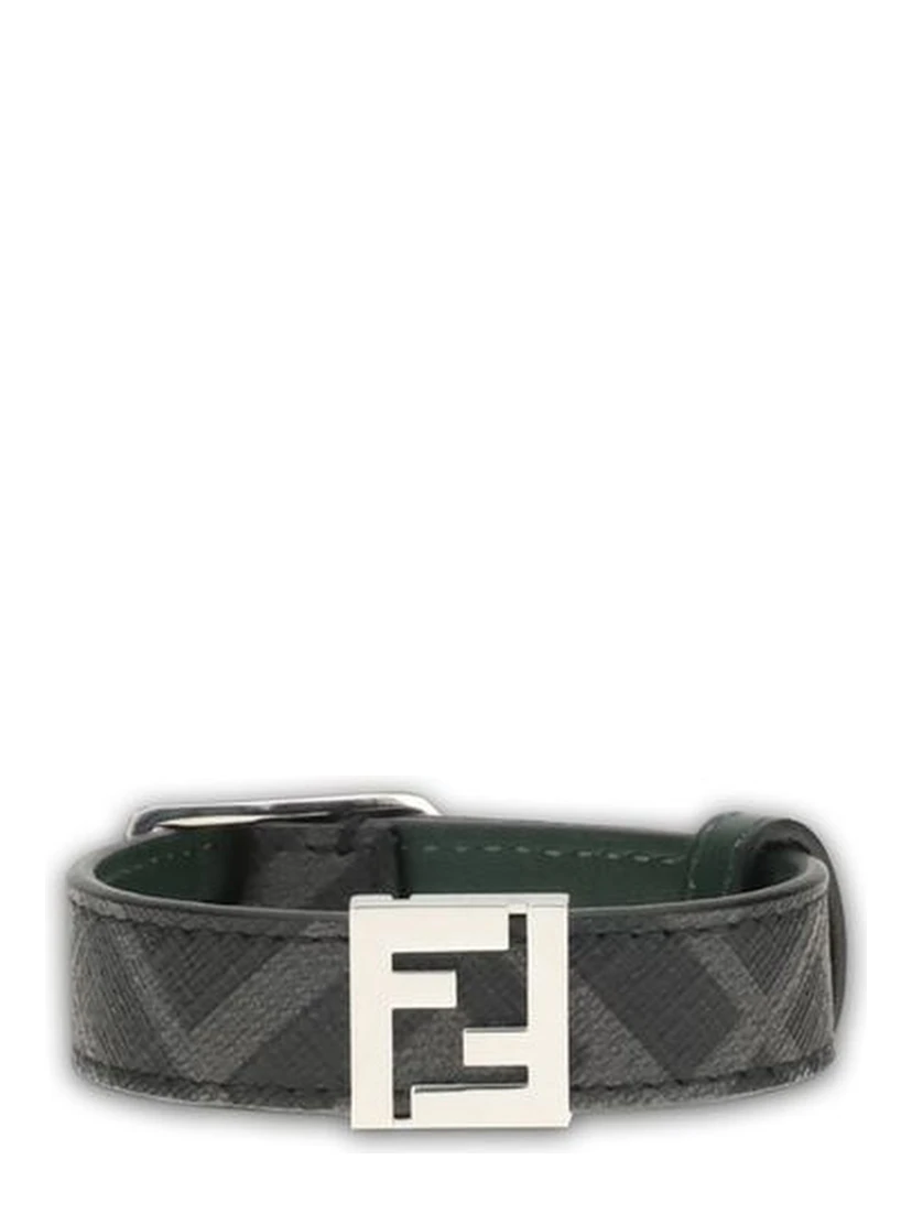 Black Calf Leather Bos Taurus Bracelet