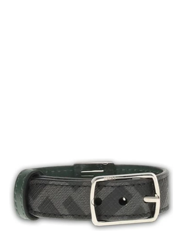 Black Calf Leather Bos Taurus Bracelet alternative