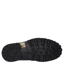 Black Leather Slip-On Loafers