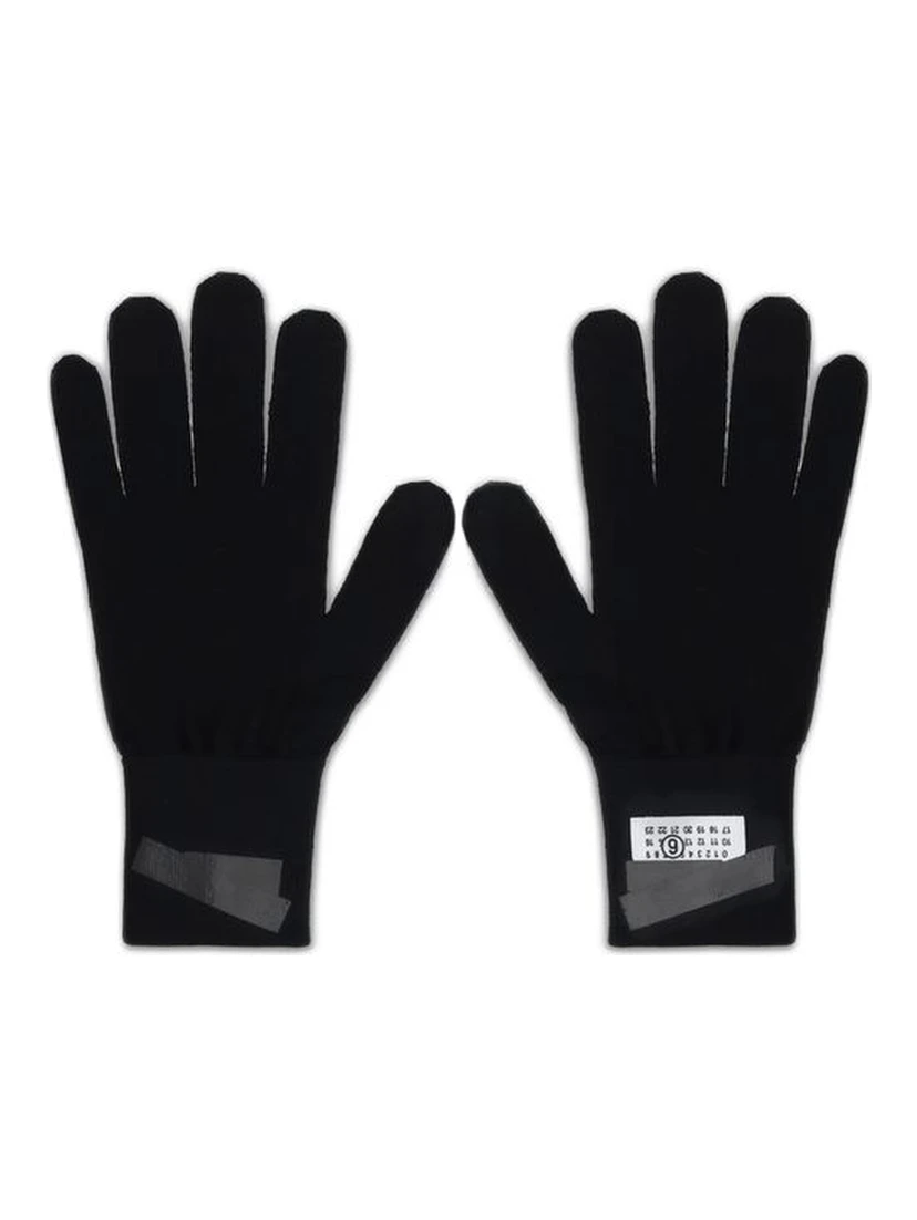 Black Wool Gloves