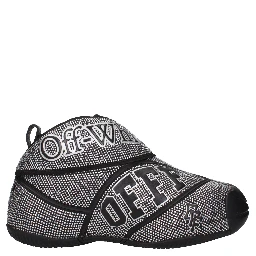 Black Cotton Sneakers