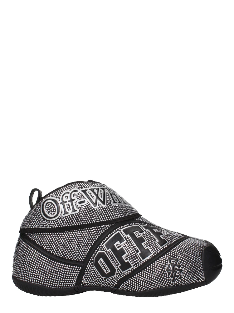 Black Cotton Sneakers