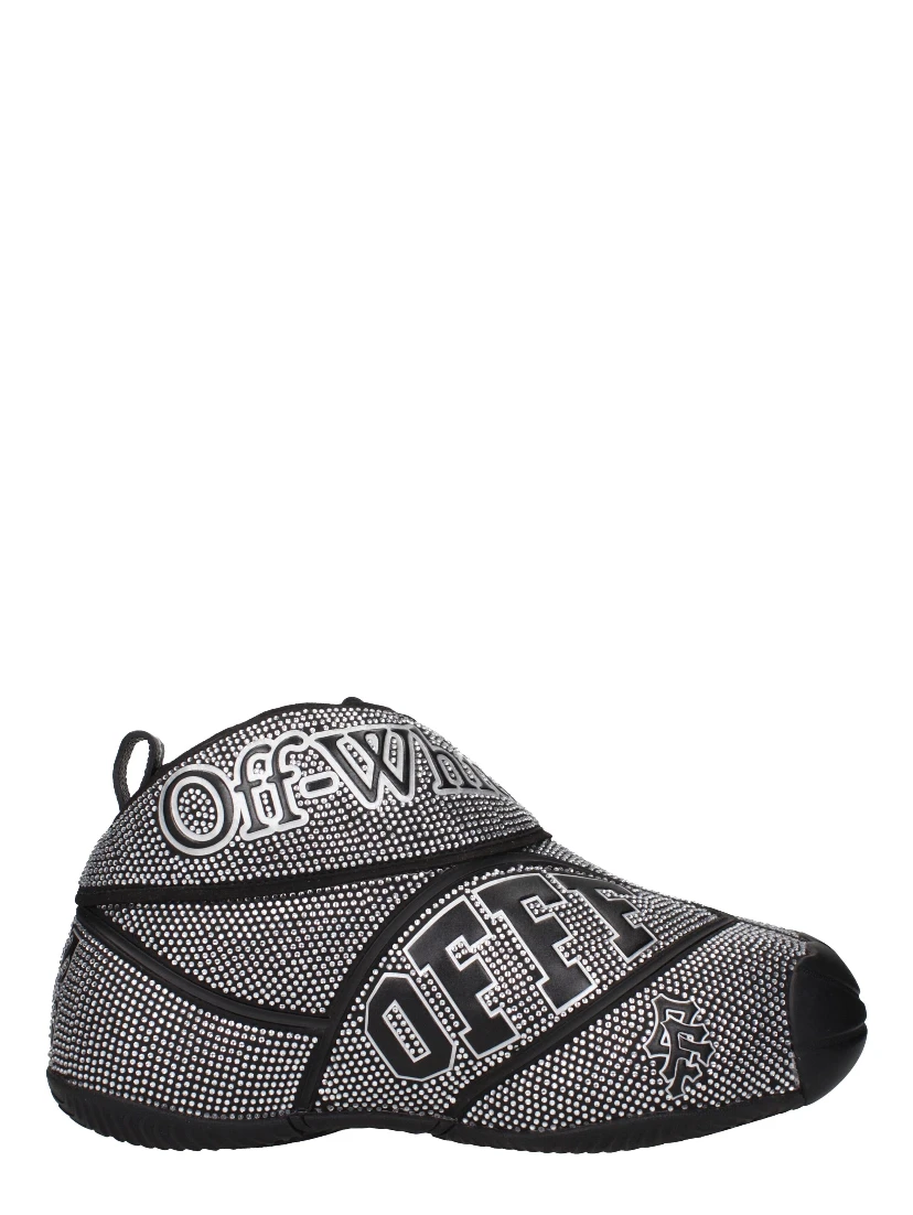 Black Cotton Sneakers
