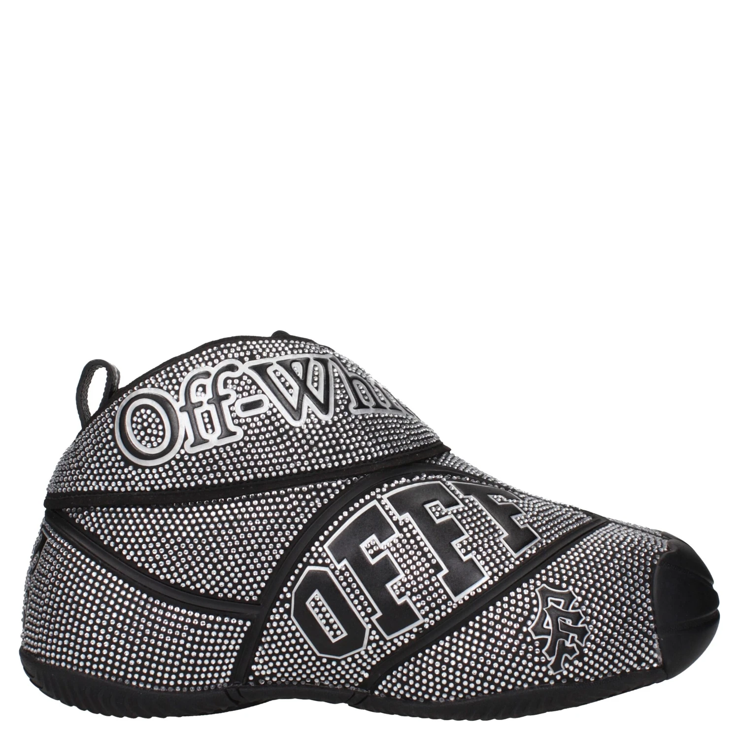 Black Cotton Sneakers