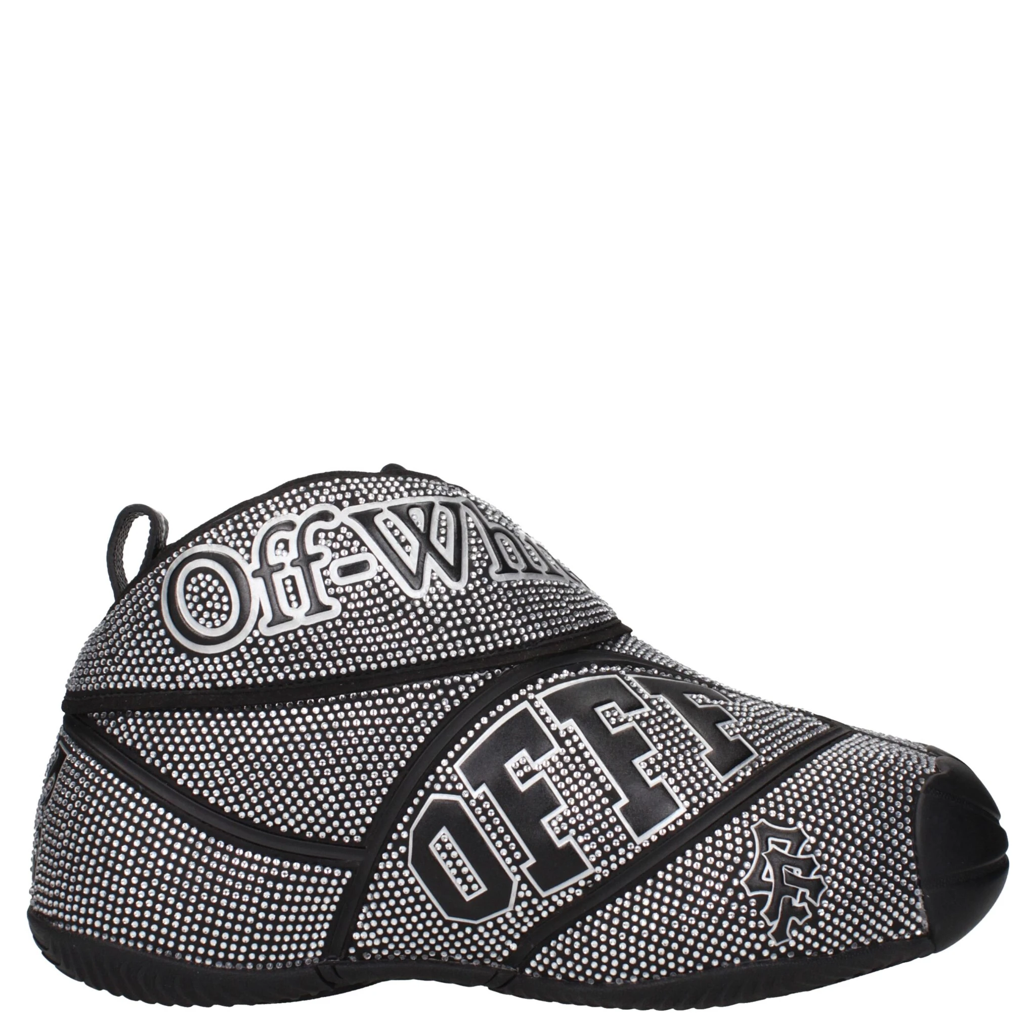 Black Cotton Sneakers
