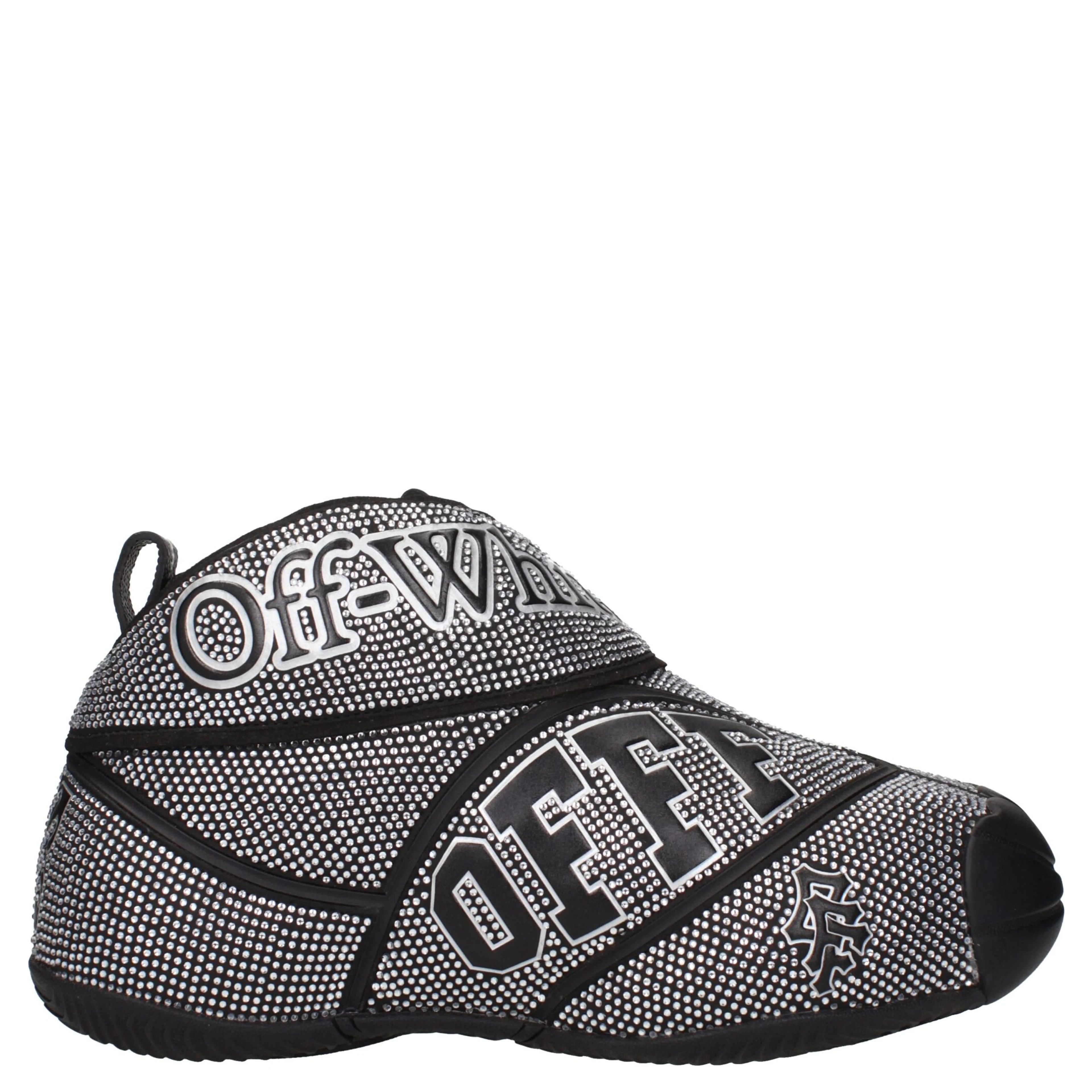 Black Cotton Sneakers