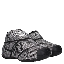 Black Cotton Sneakers