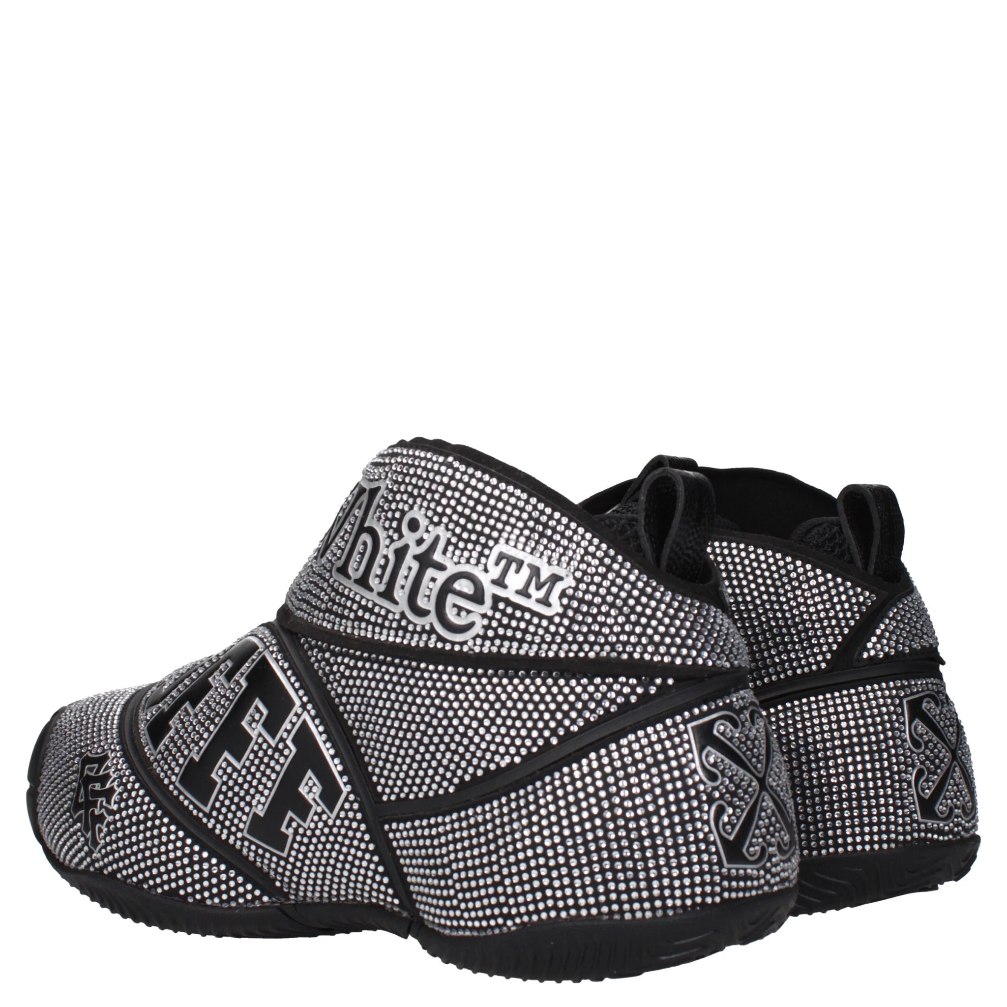 Black Cotton Sneakers