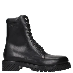 Black Leather Ankle Boots