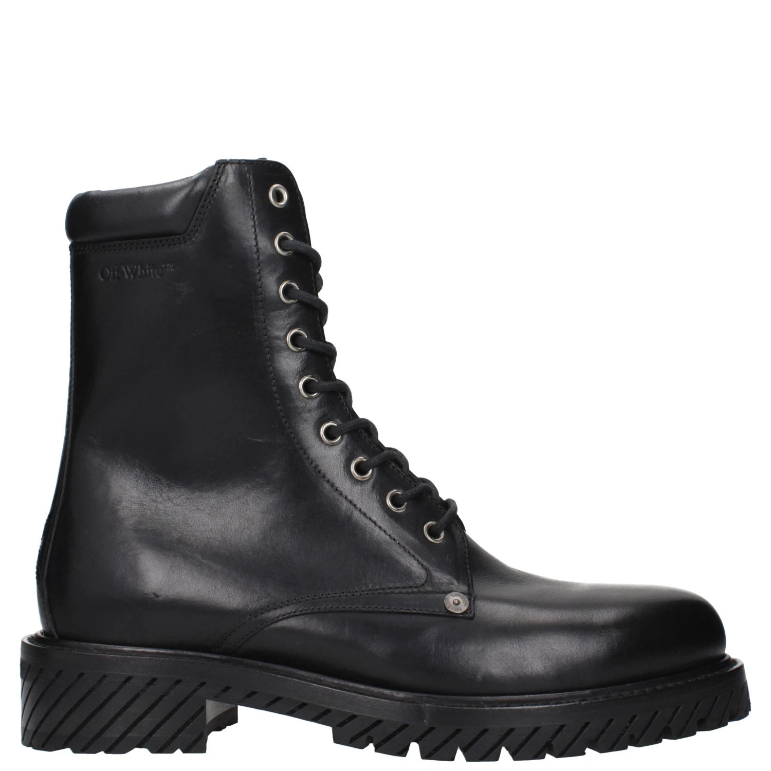Black Leather Ankle Boots